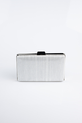 Silver Laser Cut Night Bag SH801