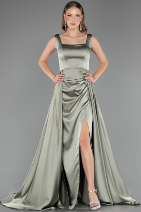 Long  Satin Prom Gown ABU6572