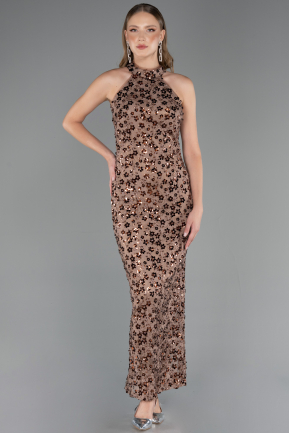 Long Copper Dantelle Prom Gown ABU6578