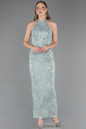 Long Mint Dantelle Prom Gown ABU6578