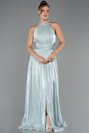 Long Mint Chiffon Prom Gown ABU6594