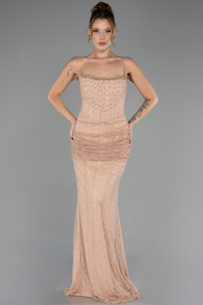 Long Copper Dantelle Mermaid Prom Dress ABU6647