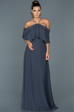 off the shoulder evening dress