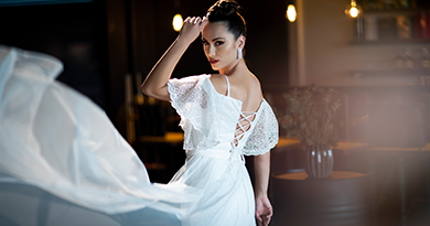 WHITE PROM DRESS