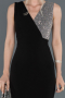 Long Black-Silver Evening Dress ABU1190