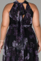 Long Purple Oversized Evening Dress ABU1447