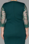 Short Green Oversized Evening Dress ABK833
