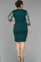 Short Green Oversized Evening Dress ABK833