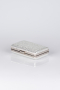 Silver Plaster Fabric Box Bag V334