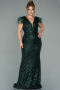 Long Emerald Green Evening Dress ABU1044