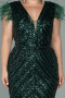 Long Emerald Green Evening Dress ABU1044