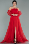 Long Red Evening Dress ABU2076