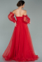 Long Red Evening Dress ABU2076