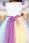 Short Rins Girl Dress ABK1056