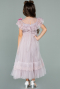 Long Lavender Girl Dress ABU2153