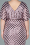 Long Powder Color Plus Size Evening Dress ABU2309