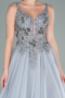 Long Grey Haute Couture ABU2091