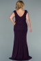 Long Purple Plus Size Evening Dress ABU2438