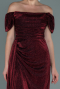 Long Burgundy Evening Dress ABU2657
