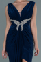 Long Navy Blue Evening Dress ABU2702