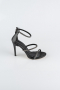 Black Skin Evening Shoe ABC8001