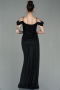 Long Black Evening Dress ABU2835