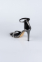 Platinum Patent Leather Evening Shoe AB702