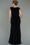 Long Black Plus Size Evening Dress ABU2854