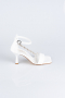 White Patent Leather Evening Shoe ABR1108