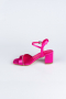Fuchsia Satin Evening Shoe ABS1107