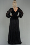 Long Black Evening Dress ABU2905