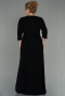 Long Black Plus Size Evening Dress ABU2922