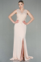 Long Beige Evening Dress ABU2950