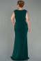Long Emerald Green Plus Size Evening Dress ABU2854