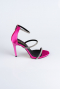 Fuchsia Satin Evening Shoe AB2001