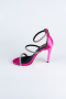 Fuchsia Satin Evening Shoe AB2001