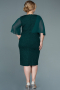 Midi Emerald Green Plus Size Evening Dress ABK1610