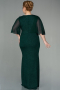 Long Emerald Green Plus Size Evening Dress ABU2979