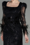 Black Long Mermaid Prom Dress ABU2938