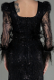 Black Long Mermaid Prom Dress ABU2938
