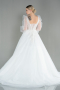 White Wedding Dress ABG012