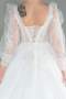 White Wedding Dress ABG012