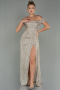 Long Mink Scaly Evening Dress ABU2987