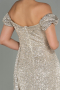 Long Mink Scaly Evening Dress ABU2987