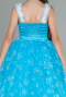 Long Blue Girl Dress ABU3028