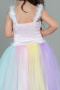 Front Short Back Long Rins Girl Dress ABO098