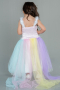 Front Short Back Long Rins Girl Dress ABO098