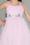 Powder Color Long Girl Dress ABU3031