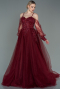 Burgundy Long Haute Couture ABU2789