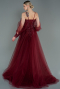 Burgundy Long Haute Couture ABU2789